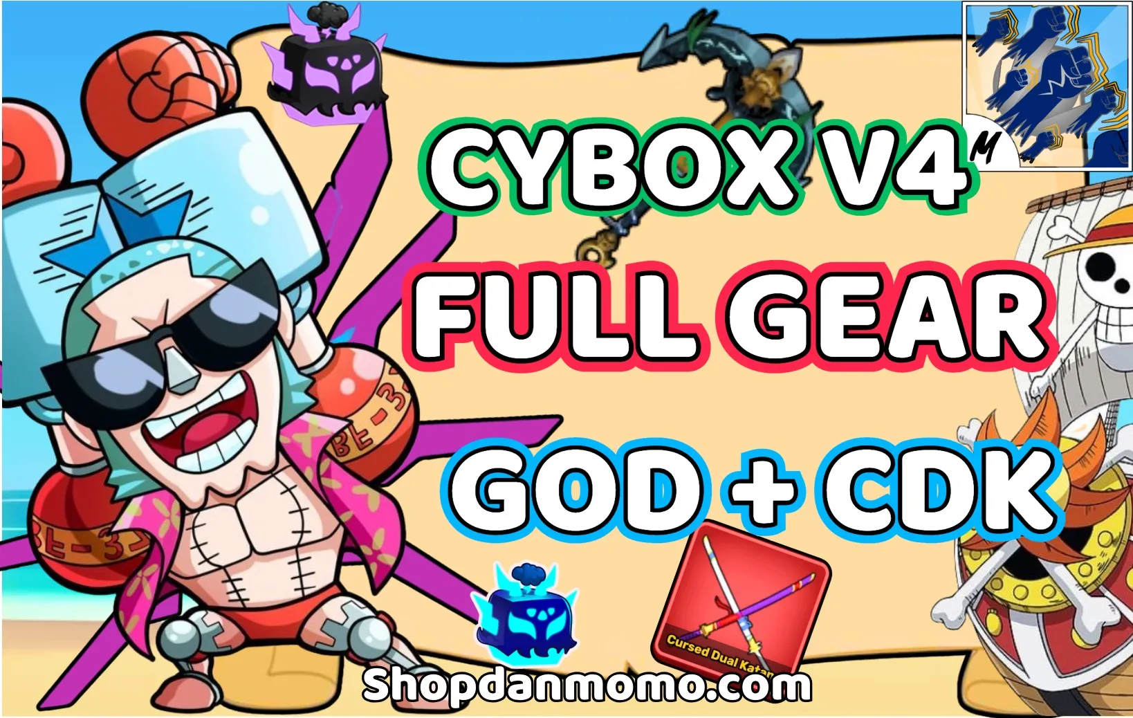 Cybox V4 Full Gear 100% CDK-GOD-SGT
